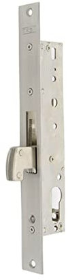 Tesa Assa Abloy 4241203AI Cerradura Monopunto De Palanca Basculante Para Perfiles Metálicos Inoxidable Entrada 20 mm 2241