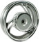 Unbekannt Motorrad Felgen f. China-Roller hinten 2,15x10 3 Speichen Trommelbremse ab Bj.05