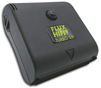 Flux Schallplattenspieler Vinyl-Turbo Schwarz Metall, Kunststoff PVC TURNTABLE Analog-Signalformat Kabelgebunden Modern