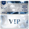 (20 x) Einladungskarten Geburtstag VIP Party Edel Blau Ticket Karte Einladungen