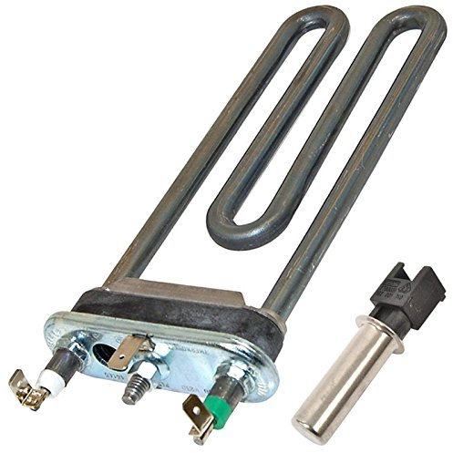 SPARES2GO 1700W Water Heater Element + NTC Sensor Thermistor for Hotpoint Washing Machine - Fitment List B