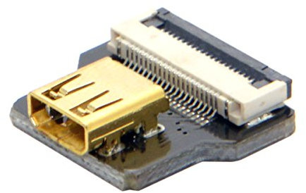 chenyang FPC Connecteur plat femelle micro HDMI 20 broches pour câble ruban, Raspberry Pi, GoPro, mini écran, drone, appareil photo, cardan