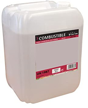 PUR LINE Purline Combustible De Origen Natural Con Aromas Canela 12 Botellas 1L Garrafa de 25 litros de bioetanol puro para biochimeneas (Garrafa 25L Chimeneas)