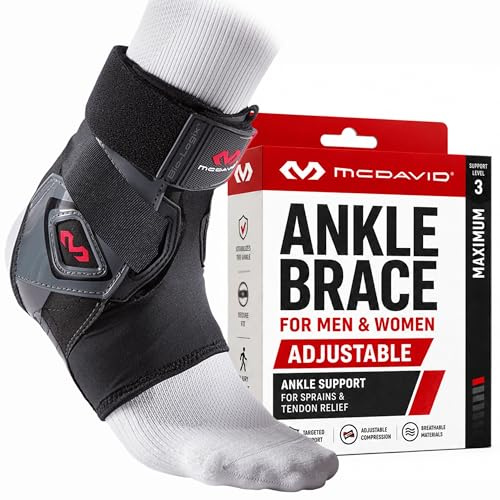 McDavid Knöchelbandage-4197R Schwarz M/L