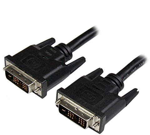 StarTech.com 6 ft DVI-D Single Link Cable - Male to Male DVI-D Digital Video Monitor Cable - DVI-D M/M - Black 6 Feet - 1920x1200 (DVIMM6)
