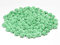 Rosen 15 mm x 20 Stück Satinrosen Aufnäher Deko Blumen Röschen zum Basteln Haarschmuck kleine Rosenköpfe Farbe: mint - aqua 513