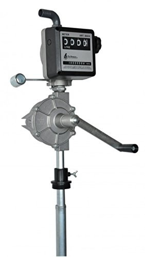 bonezzi 164/C/T - Pompa travaso rotativa per fusti con contalitri x GASOLIO Kerosene Italy