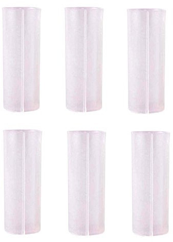 LampVPath 6PCS 18650 Battery Protective Sleeve, 18650 Battery Spacer, 18650 Battery Holder Converter for 18650 Battery (Batteries are not included) - 6 Pack