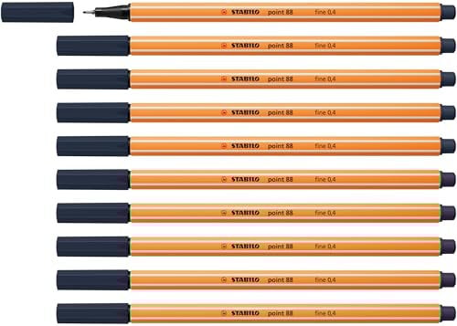 STABILO - Fineliner - point 88-10er Pack - paynesgrau