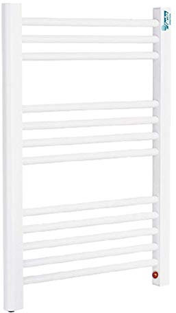 FARHO Eco Small Sèche Serviettes Électrique pour Salle de Bain 250W, 70 x 50 cm Blanc. Porte Serviette Chauffage Uniforme avec Interrupteur on/off. Radiateur de Bain