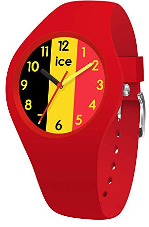 Ice-Watch - ICE world Ola Belgium - Rote Damenuhr mit Silikonarmband - 015737 (Small)