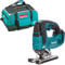 Makita DJV182 18V LXT Brushless Jigsaw with LXT400 4 Pocket Bag