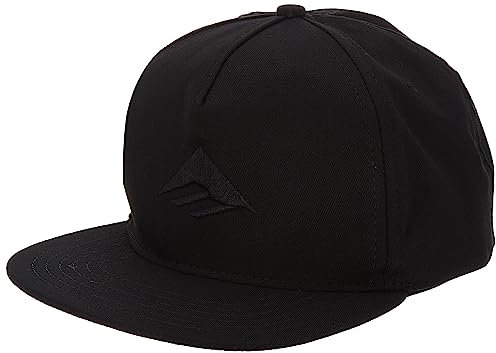 Emerica Herren Classic Snapback Baseballkappe, Schwarz, Einheitsgröße
