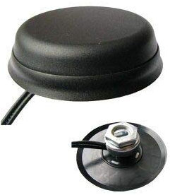 Alda PQ Antena para Montaje en Techo a Favor de 2G/gsm, 3G/UMTS, GPS, Glonass, Galileo, Bluetooth, WLAN(WiFi 2,4GHz), con SMA/M und 5m, 2,19dBi
