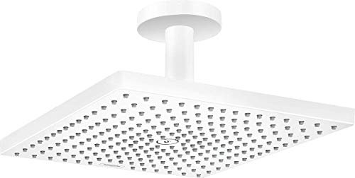 hansgrohe Duschkopf Raindance E 300 Regendusche (Kopfbrause mit Deckenanschluss) Mattweiß