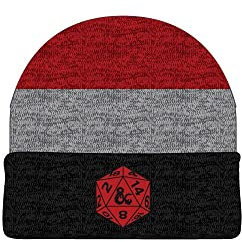 Bioworld - Dungeons and Dragons - D20 Marled Stripe Beanie