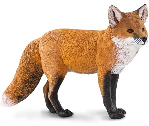 Safari Ltd. Rotfuchs 18cm | Tierfigur | Extra groß | Ungiftig und BPA-frei | Für Kinder ab 3 Jahren geeignet