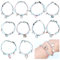 CENRONG Braccialetti Amicizia Bambini 10 Pezzi Braccialetti Bambina Gioielli Braccialetti Regolabile Intrecciati per Festa di Compleanno Regalo Gioielli Ragazza (10 pcs Sweet cartoon style)
