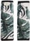 JYOKO KIDS Gurtpolster Universal für Babyschale, Buggy, Autositz (Zebra, 17 x 18)