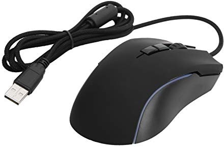 Souris Filaire, lumière RVB 7200 dpi, Souris de Jeu, 7 Boutons, Souris d'ordinateur USB, Ergonomique, pour la Maison/Le Bureau