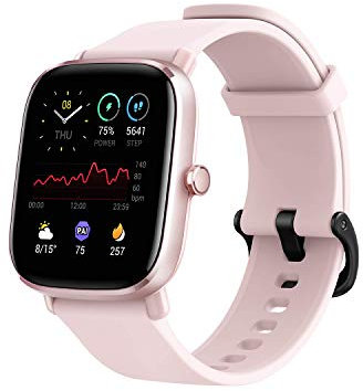 Amazifit GTS 2 Mini Smartwatch with Heart Rate, Sleep, Stress, SpO2 Monitor, Sports Watch with 14-day Battery Life, 70+ Sports Modes, Green (Renewed)