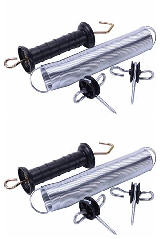 Q'mark Electric Fence Spring Gate Kit, 16-Feet (2-Set)