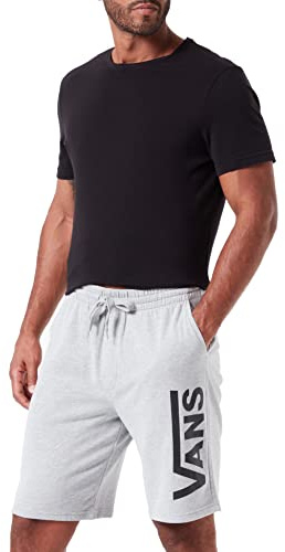 Vans Herren Drop V Checked b Shorts, Grey Heather, L
