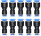 ERGAOBOY 10 Stk 6 mm Außendurchmesser x 4 mm Außendurchmesser Push to Connect Gerade Reduzierstk zum Anschließen von Fittings, pneumatisches Verbindungsrohr Reduzierstk