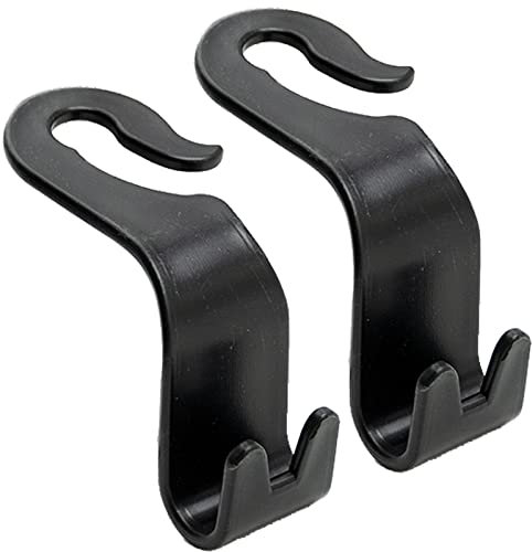 2 Pieces Car Storage Hooks, Back Seat Auto Hooks Headrest Hanger, Universal Car Bag Handbag Organizer Hooks, Multifunctional Heavy Duty Storage Hooks