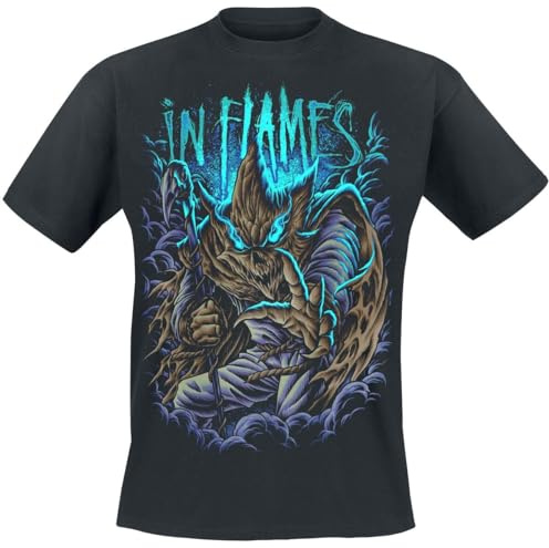 In Flames Out of Hell Männer T-Shirt schwarz XL 100% Baumwolle Band-Merch, Bands