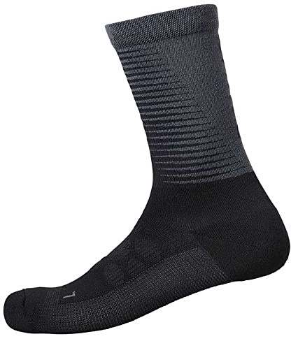 SHIMANO S-Phyre Merino Wintersocken - Schwarz/Grau