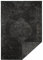 Rugs & Seats Teppich Outdoor Venezia, Wendeteppich, Innen & Außen, 2-seitig, wetterfest, strapazierfähig & pflegeleicht, vintage retro orientalisch, Terrasse, Veranda, Küche, Anthrazit, 160 x 230 cm