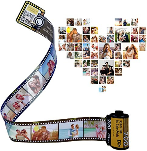 Porte-clés d'album en Rouleau de Film, Porte Clé Personnalisée avec Photo Colorée et Texte, Porte-clés en Fouleau de Film, Rouleau de Film Caméra Porte Clé, Cadeau Unique Pour Père Mère Enfant Ami
