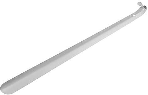 Tyenaza Chausse-Pied en Acier Inoxydable, Chausse-Pied en Métal De 40,6 Cm De Long, Chausse-Pied Professionnel en Acier Inoxydable Brillant en Métal Argenté pour Personnes âgées
