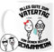 Cupdarling® Mug Papa avec 1-4 Enfants Personnalisé - Tasse Meilleur Papa - Meilleurs Nageurs - Cadeau Humour Fete Des Peres - Mug Meilleur Papa - 330 mL Céramique