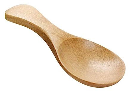 Cuillère en bois Mini épices, sucre, épices, sel, miel, cuillère à café crème, bois, café, glace, thé O0W8