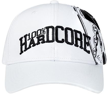 100% Hardcore Herren Strapback Cap Kappe United We Stand, White, One Size