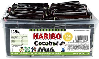 Cocobat réglisse - 150 pièces