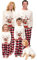 BTONGE Weihnachten Familie Pyjama Set