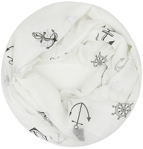 Gloop Loop Schal Rundschal Schauchschal Tuch Halstuch Anker Print Look