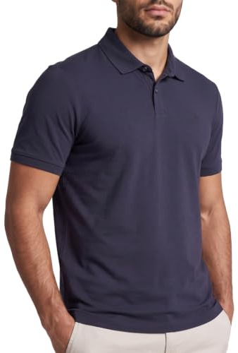 DKNY Weiche Baumwoll-Poloshirts für Herren – moderne Passform, schnell trocknend, lässiges Herren-Poloshirt, kurzärmelig, Magnet, XL