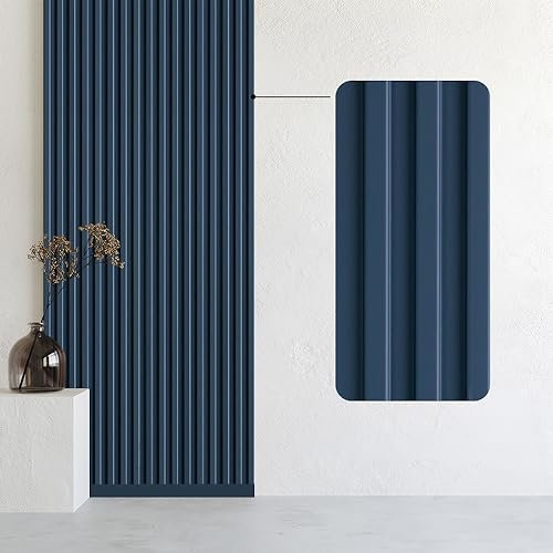 Bildershop-24 6er Set Wandpaneele & Deckenpaneele Dekowa in Dunkelblau Blau 252 x 10,7 x 1,5 cm