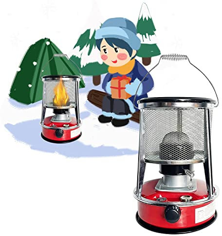 Kerosin-Ofen-Heizung, große Raumheizung, effizienter Kerosin-Ofen-Brenner, Campingkocher, winddichter Tankheizer, Kerosin-Heizung, tragbarer Camping-Brenner, Gasherd