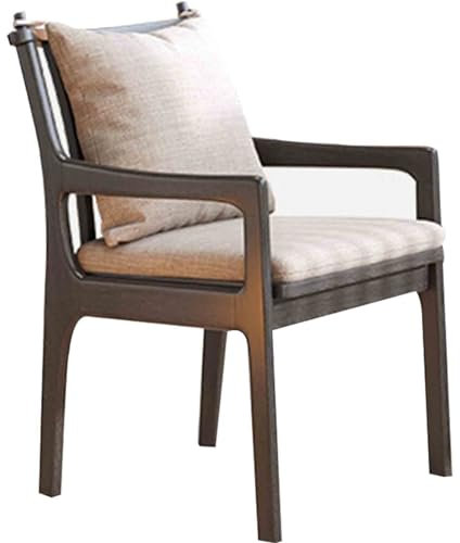 Folding chair Ergonomischer Massivholzstuhl Haushalt Wohnzimmersessel einfacher japanischer Sessel Bürostuhl bequemer Arbeitsstuhl sitzend nicht müde starke Belastbarkeit Sicherheit und Umweltschutz (