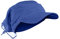 Damen Bandana mit Schirm Haarband Sommer Sonnenhut Kopftuch Visor Strand Cap Bandana Sonnenschutz Mütze Blau Einheitsgröße