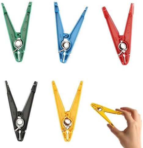 Fingerstärker, Fingertrainer, Handtherapie-Ausrüstung, Fingerstärker-Gadget, Fingertrainingswerkzeug, zur Stärkung der Finger, Männer, Kinder, Frauen, 10 x 4,5 x 2 cm, 5 Stück