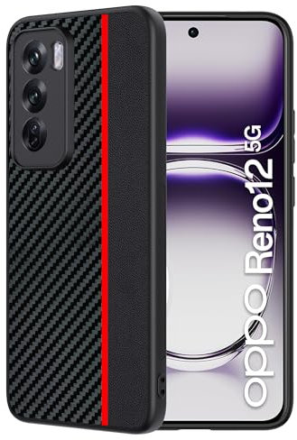 FDHYFGDY Cover per Oppo Reno 12 5G Custodia, protezione fotocamera di alta qualità, custodia antiurto e antigraffio, Custodia protettiva per Oppo Reno 12 5G Cover