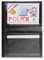 Porte-cartes mini 2 volets en cuir - Noir - GK