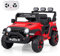DREAMADE Elektroauto für Kinder, 12V Kinder Elektroauto mit Fernsteuerung, Elektrofahrzeuge mit schwenkbaren Rückspiegel & Musik & Licht & Hupe, elektrisches Auto für Kinder ab 3 Jahre (Rot)