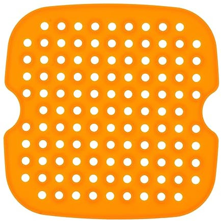 PHENOFICE Silikonmatte Für Heißluftfritteuse Antihaftbeschichtete Matte Perforierte Backunterlage Wiederverwendbare Küchenhelfer Zuschneidbar Für Küche